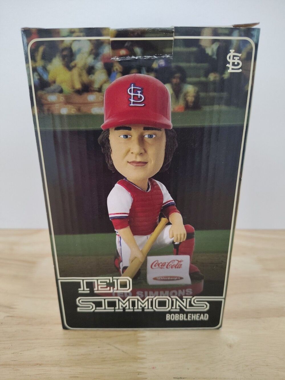 Coca-Cola Collectible St Louis Cardinals Ted Simmons Bobblehead New In Open Box